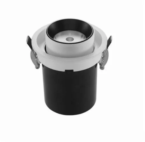 Quare-luz descendente empotrable LED COB, ajustable en ángulo, 12W, 15W, 18W, 24W, foco de techo de LED, cocina, sala de estar, interior