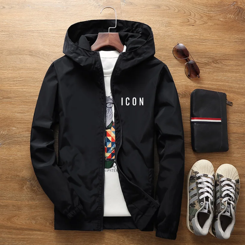 

2021 ICON Camping Jacket Men's Women's Waterproof Sunscreen Clothing Fishing Hunting Clothing Quick-Drying Skin Windbreaker Belt