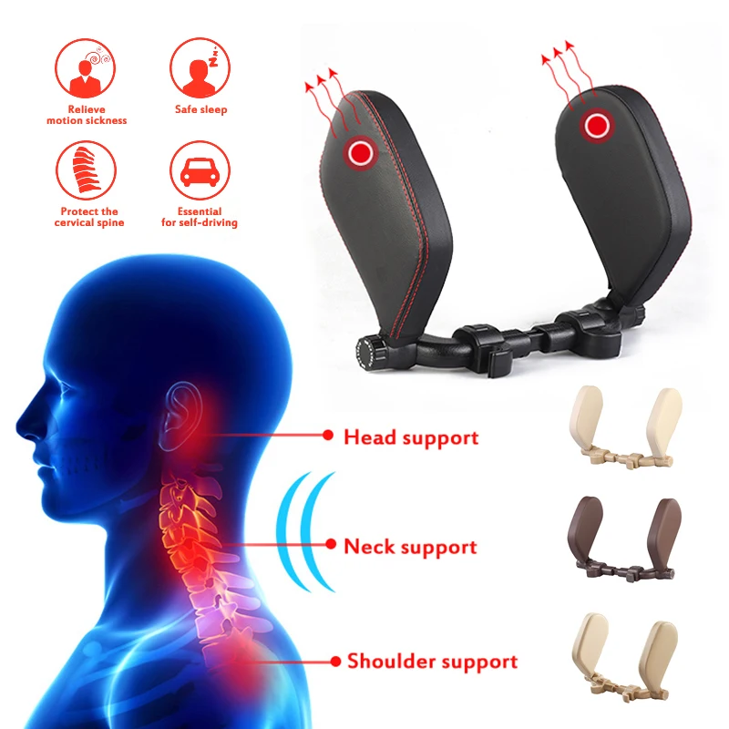 Новая U-образная подушка для автомобильного сиденья подголовник путешествий шеи