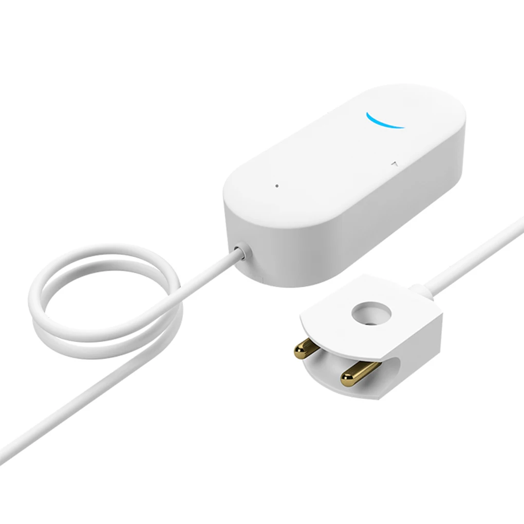 

1-5pcs WiFi smart Tuya Water Leakage Sensor Tuya Water Alarm Compatible With Tuyasmart Smart Life APP Easy Installation