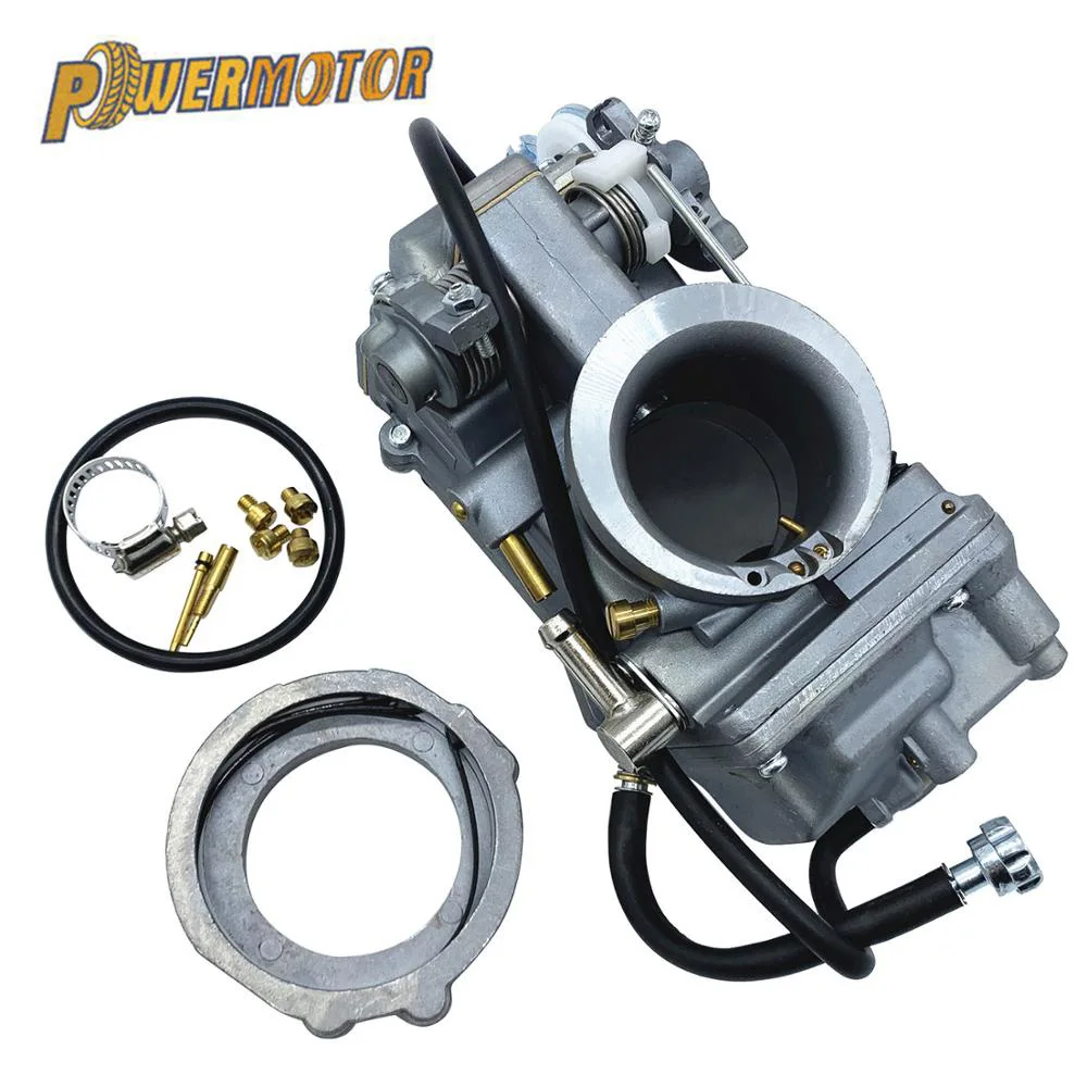 Карбюратор для мотоцикла HSR42 HSR45 HSR48 Mikuni 4T карбюратор с насосом насос Harley TM42 TM45