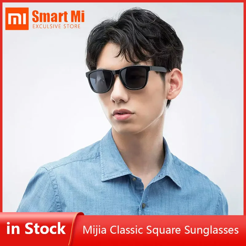 

2021 Xiaomi Mijia классические квадратные солнцезащитные очки TAC поляризованные линзы Самовосстанавливающиеся незначительные царапины TR90 очки из...