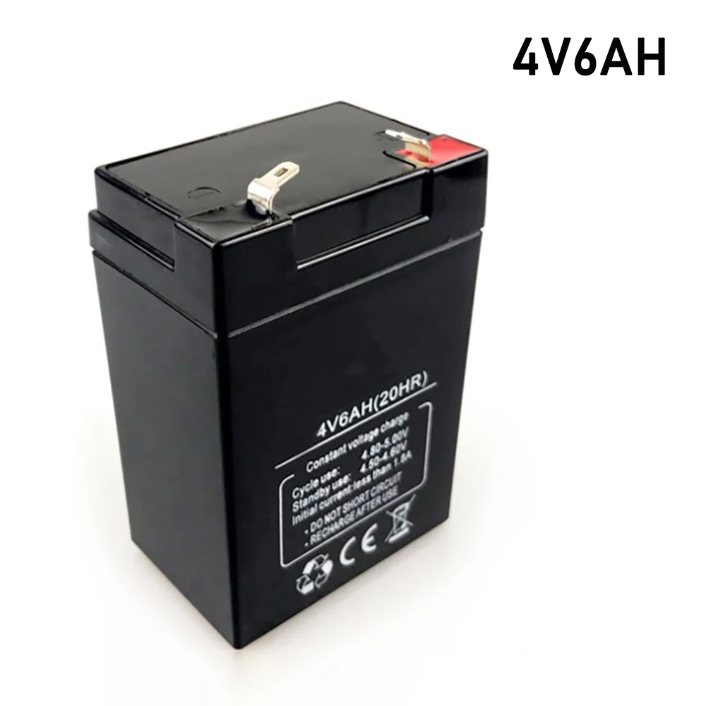 

4V6AH Storage Battery 4AH 5AH 6Ah lead-acid Rechargeable Accumulator For LED Emergency Light Children Toy Car Electronic Scale