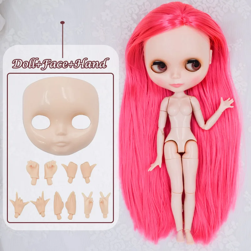 FHNBL14 Куклы бжд Blyth кукла BJD, кукла блайз Neo Обнаженная кукла куклы блайз Blyth уникальные, непрозрачные куклы лица могут изменить макияж и платье DIY, 1/6 мяч соединены куклы SO24 - Цвет: FHNBL14