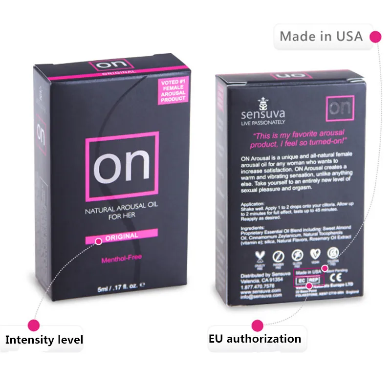 Сенсува на аромальном масле Стимуляция клитора масло для покалывания либидо и