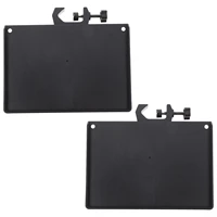 2pcs sound live broadcast mic abs rack stand tray microphone clamp holder