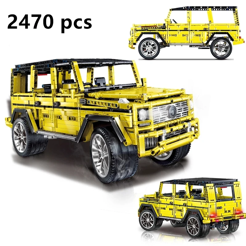 

2470 шт., Детский конструктор «внедорожник»