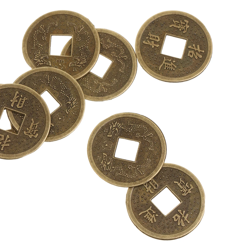

50 Pieces Feng Shui Coins 0.9'' Lucky Chinese Fortune Coin I Ching Money