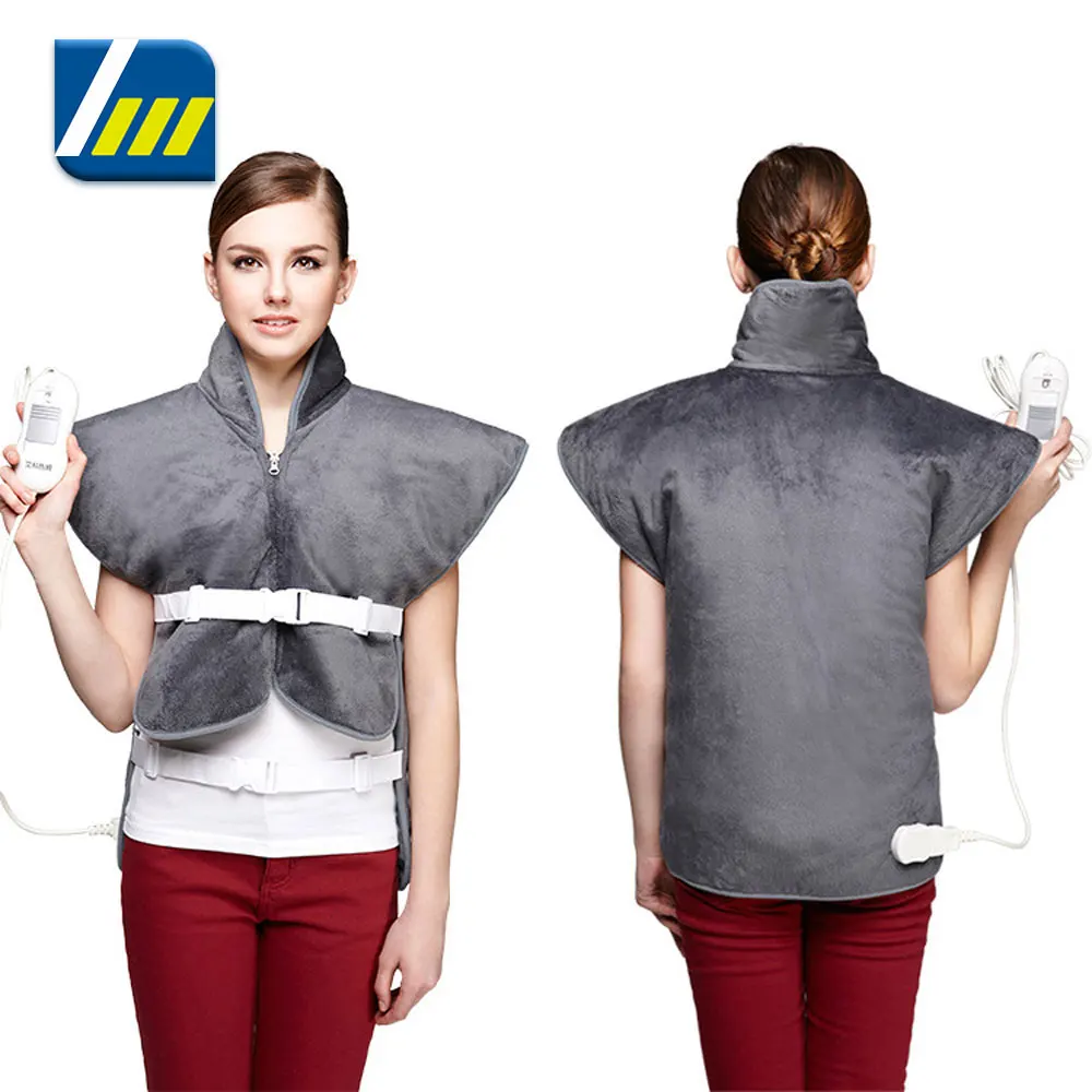 

Портативное электрическое одеяло, моющаяся электрическая грелка, защита от перегрева, 3 режима, температурный нагрев, шаль на плечо, зима 220 ...