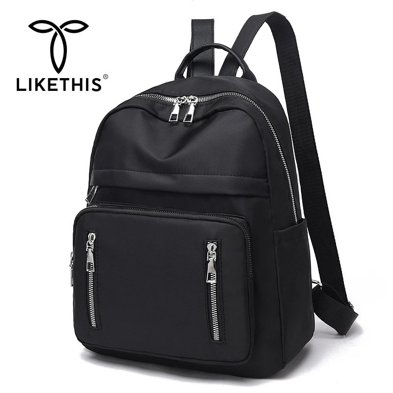 LIKETHIS женский рюкзак 2020 Новое поступление Женский Большой Вместительный школьный