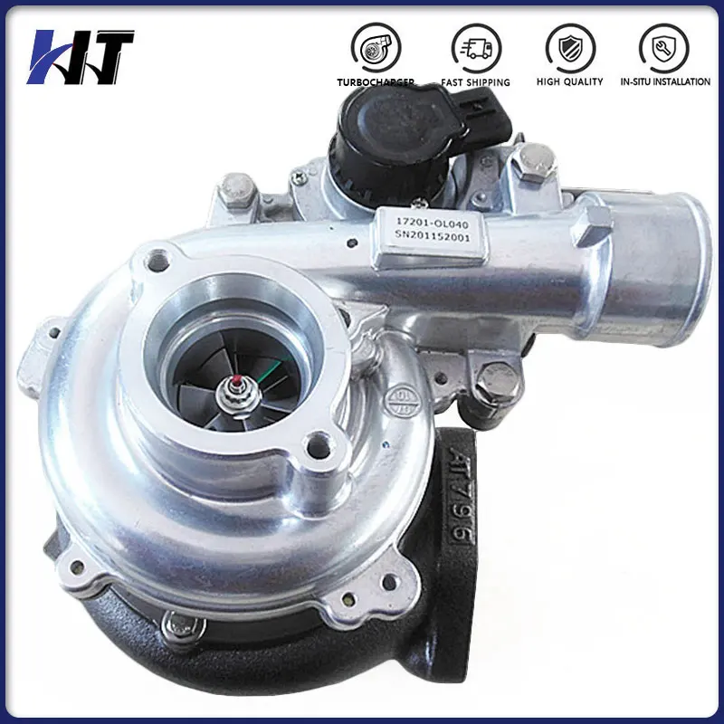 

NEW CT16V 17201-OL040 17201-30110 17201-0L040 Turbocharger For TOYOTA Hilux HI-LUX D4D Landcruiser 2005- ViIGO 3000 1KD-FTV 3.0L