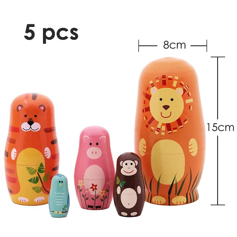 27 стилей, деревянные Matryoshka для мальчиков и девочек, куклы, игрушки, русские Матрешки, лучшие пожелания, подарок на Рождество и год, ручная работа - Цвет: 25