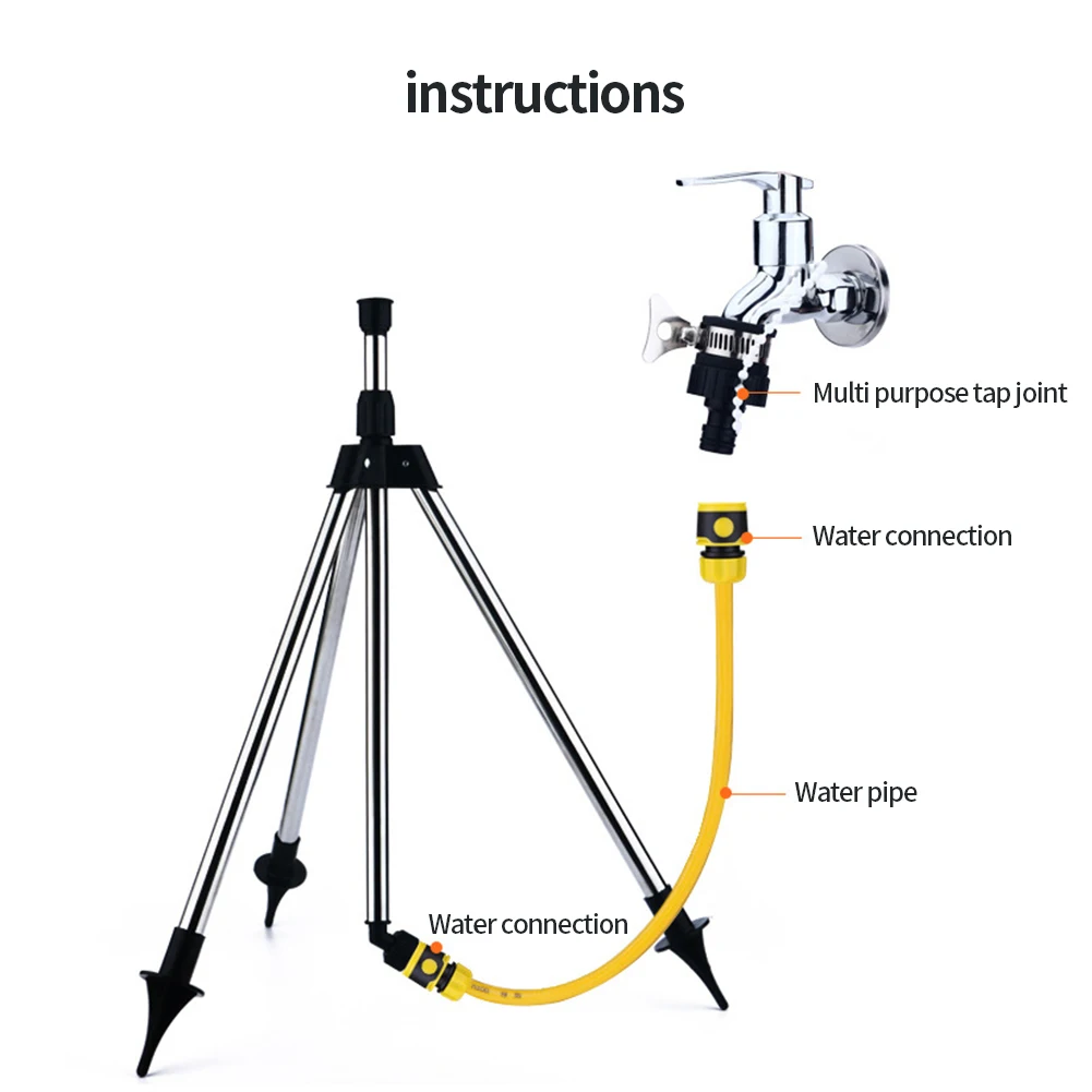 

Sprinkler bracket Adjustable Garden Plant Watering Tripod Sprinkler Irrigation Kit Support Rack Drip Irrigation Plant