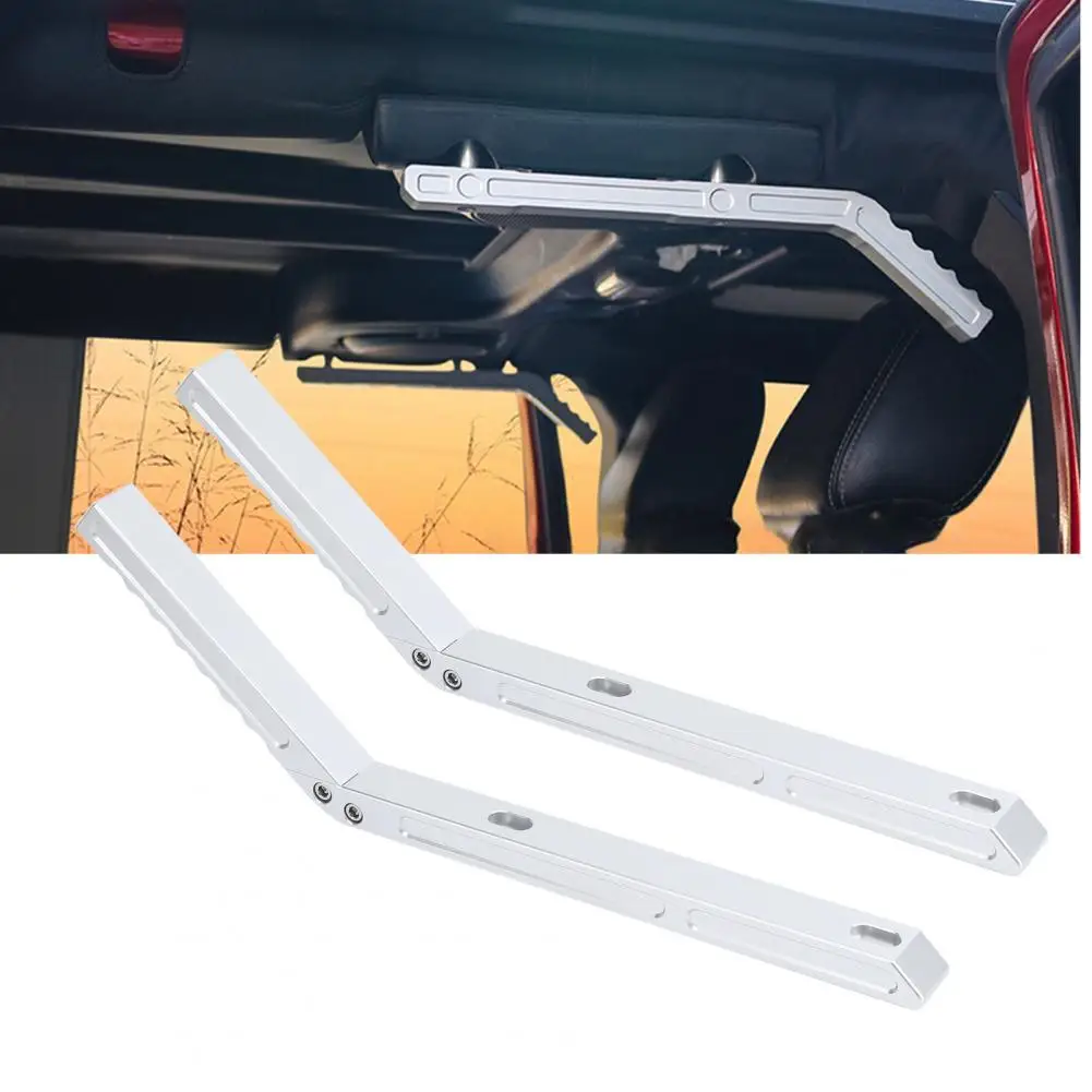 

Solid Color 4Pcs Solid Rear Side Interior Grab Bars Lightweight Rear Side Grab Bars Corrosion Resistant