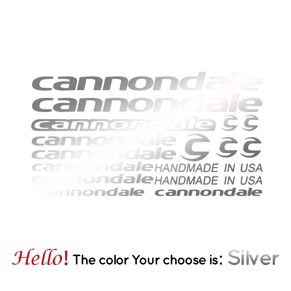 

Bike Mountainbike Cycling Decorative Stickers for CANNONDALE Accessories Decor of Racing Stickers Frame Car Decal PVC,33*22cm