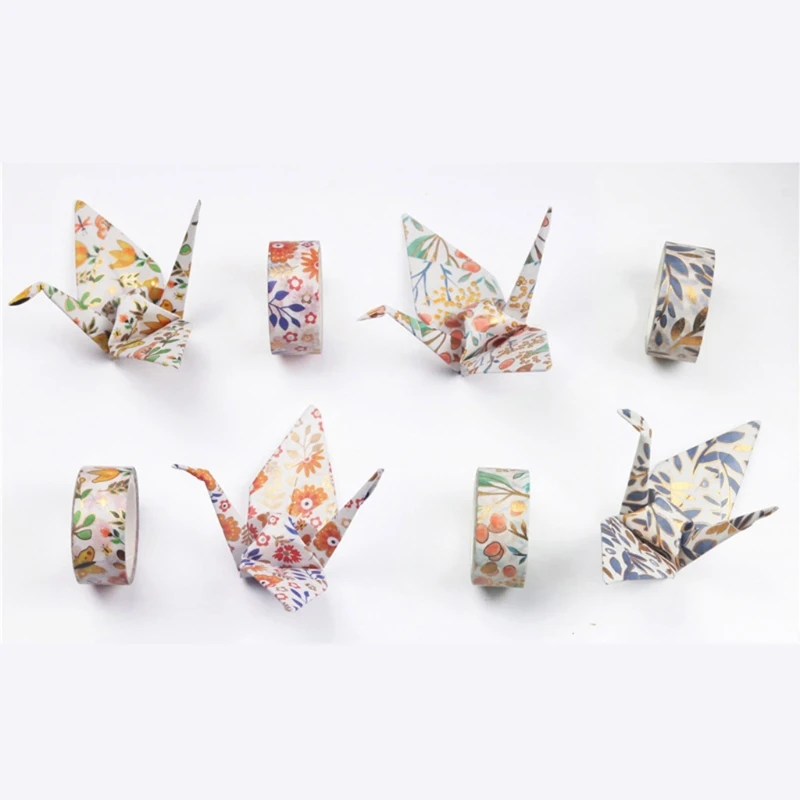 

18Rolls/Set Flower Gold Foil Washi Tape Set Paper Festival DIY Scrapbooking 18Rolls/Set Flower Gold Foil Washi Tape Set Paper Fe
