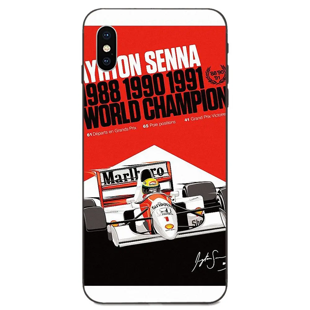 Чехол для телефона Xiaomi Redmi Mi Note 2 3S 8 9 Lite SE Pro симпатичный блок Ayrton Senna Signed | Мобильные
