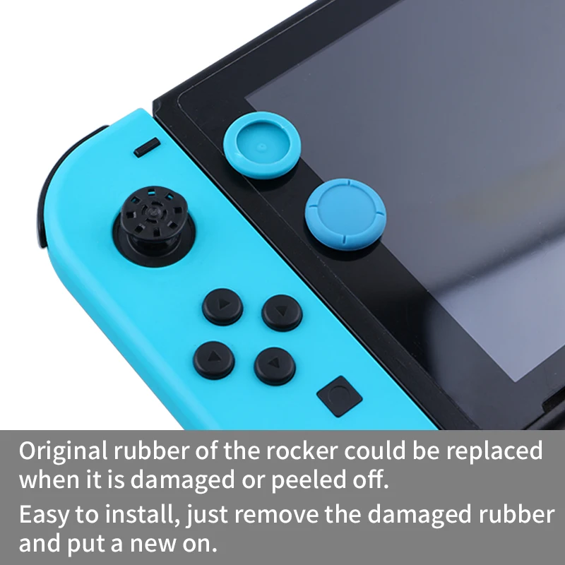 2 шт. силиконовый джойстик Joy Con Оригинальный чехол для ручки большого пальца