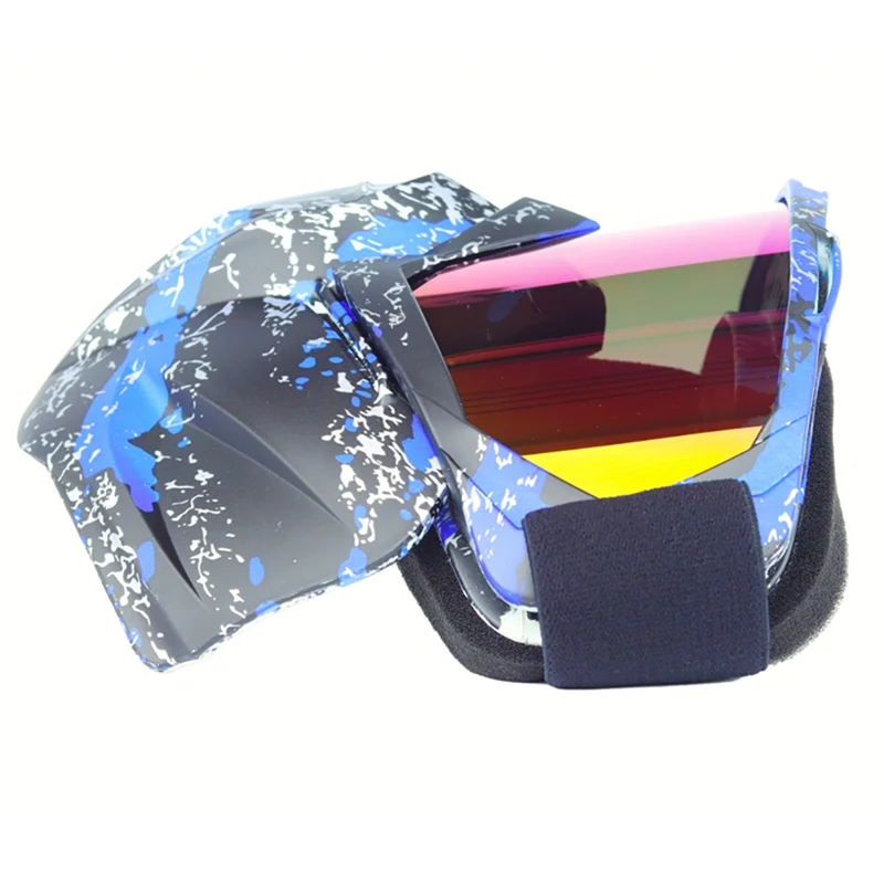 

Cycling Goggles Face Detachable Protective Eyewear Outdoor Sports Motorcycle Riding Skiing Glasses