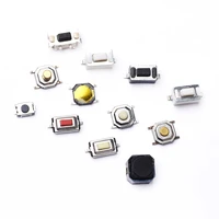 50pcs tact switch silicone button micro switch 342mm 3x6x4 3mm 2pin 3x6x2 5mm 441 5mm smd 4 feet