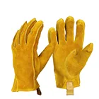 Перчатки мужские из воловьей кожи, спортивные, ветрозащитные, анти-холод, сноуборд, туризм, охота