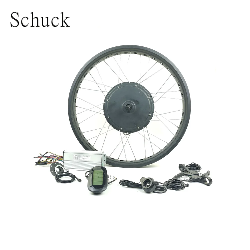 Мотор заднего колеса Schuck 48 в 1000 Вт толстые шины с дисплеем LCD6 комплект для