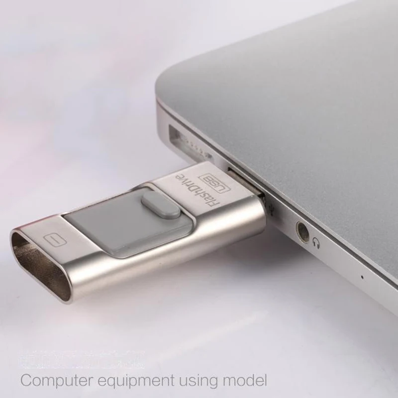 Флэш-накопитель Lightning OTG USB 16 ГБ 32 64 128 для iOS и 3 0 iPhone U диск ПК планшета флешка |