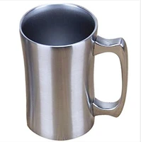 wholesale 560ml insulated mugs 20 oz vacuum beer mugs stainless steel 20 oz tumblers coffee mug double wall beer mug tea vasos