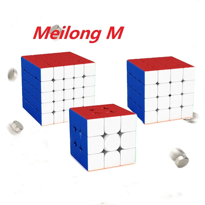 Новейшая модель Moyu Yuhu Meilong м Магнитный 2x2x2 3x3x3 4x4x4 5x5x5 скорость магический куб