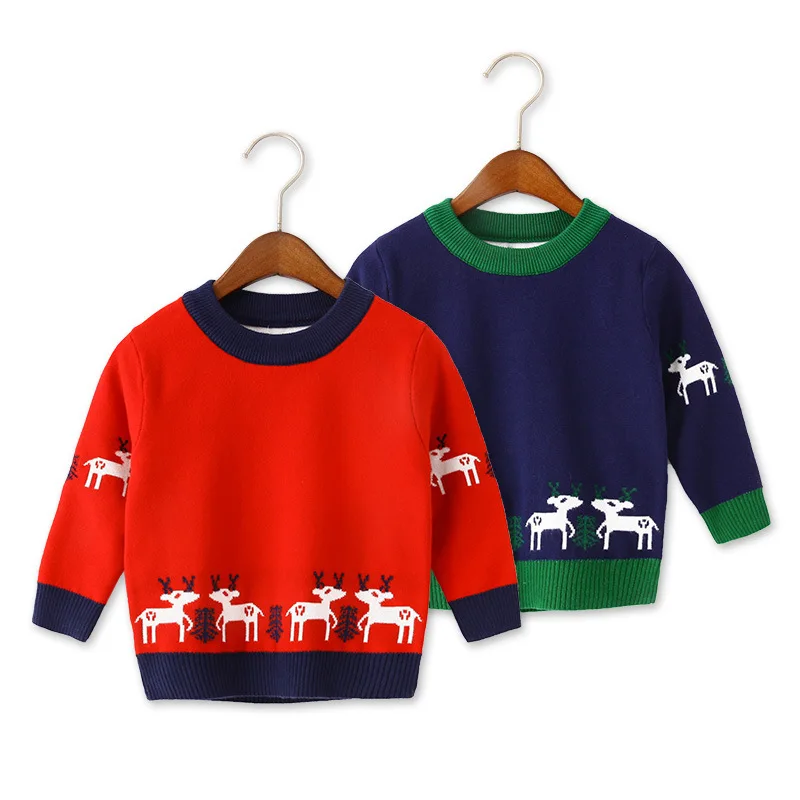 Свитер для мальчиков 2019 детские толстые пуловеры с длинным рукавом зимний свитер