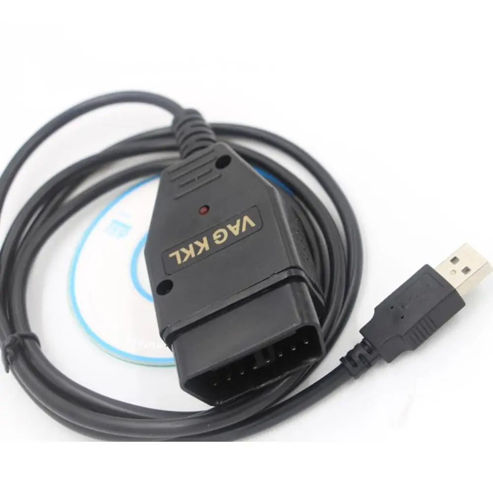 12 В OBD2 USB кабель VAG-COM KKL 409 1 автоматический сканер сканирующий инструмент для Audi VW