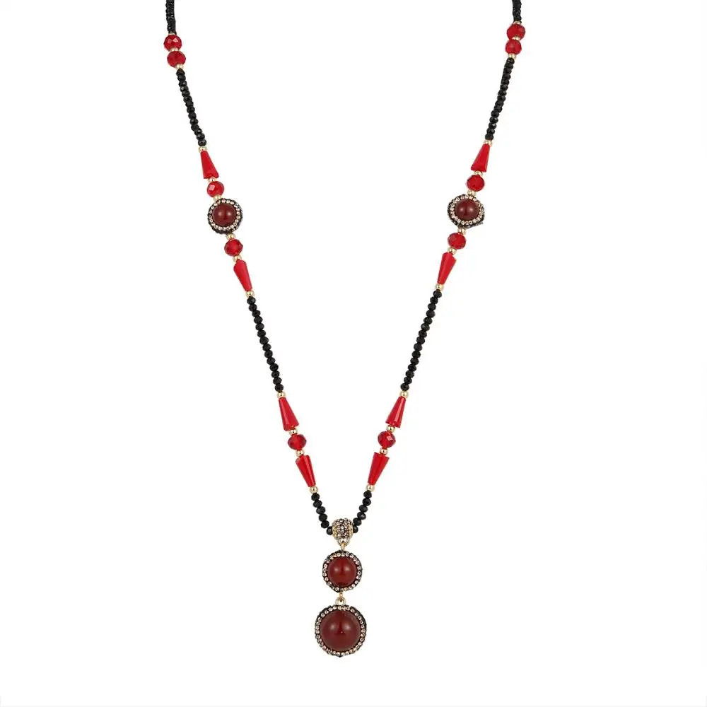 Женская Длинная цепочка на свитер очаровательные украшения ручной работы