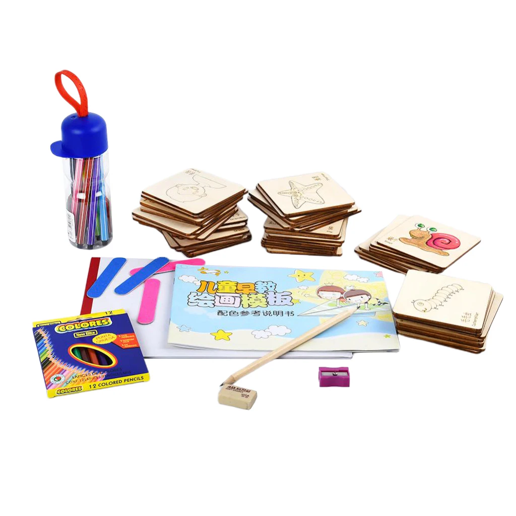 

55 пакеты, вещи для малышей трафареты для картин для детей каракулей образования