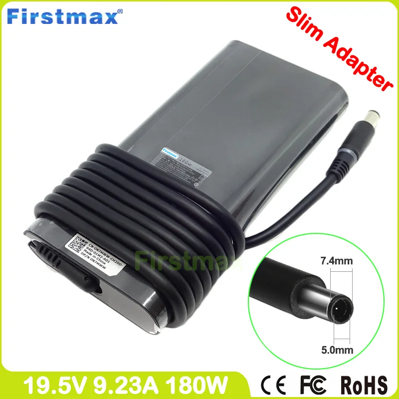Тонкое зарядное устройство для ноутбука 19 5 в 3579 А адаптер питания переменного