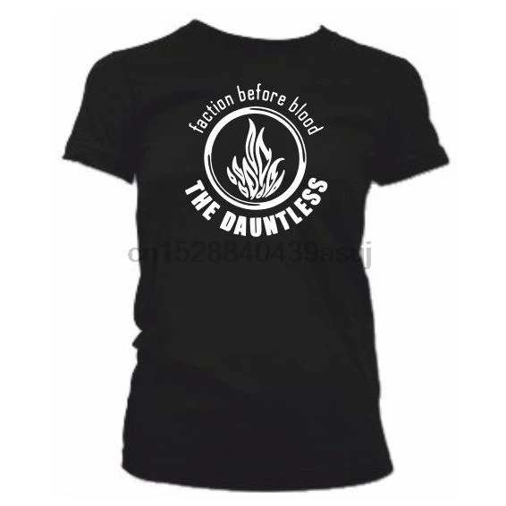 DAUNTLESS Divergent Футболка-фракция до крови женские Девушки DVD фильм | Мужская одежда
