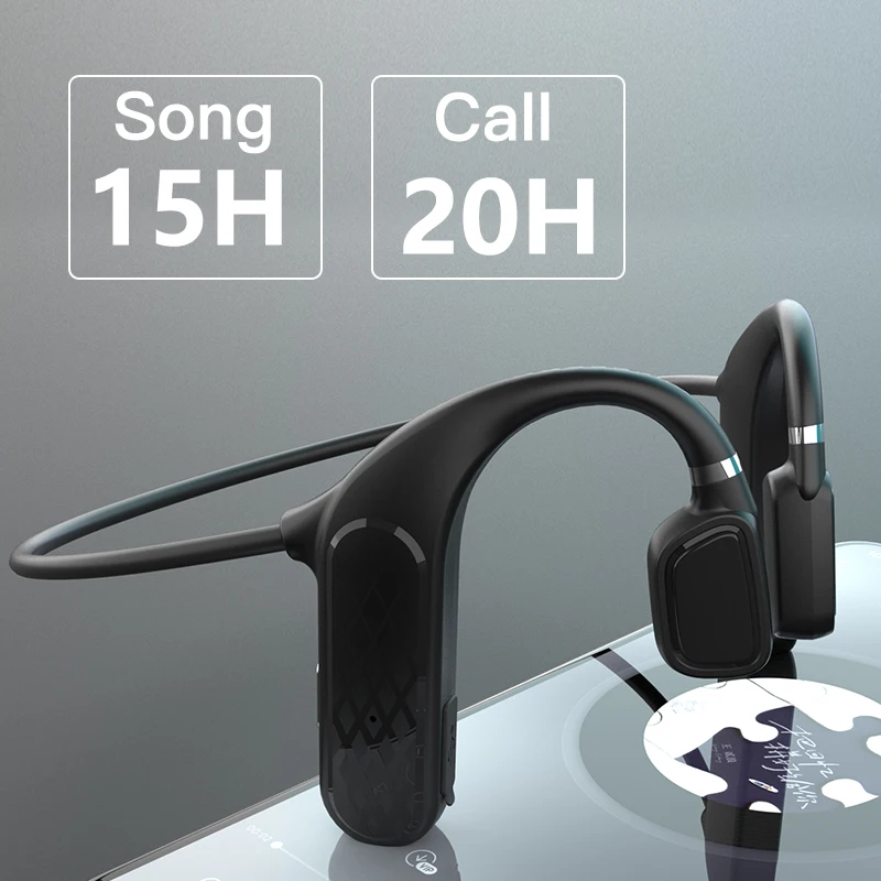 

Беспроводные стерео наушники MD04 с костной проводимостью, Bluetooth 5,0, спортивные наушники, Спортивная гарнитура для бега, Поддержка IOS Phone