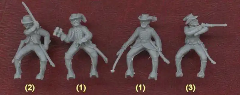 1:72 пропорции каучуковая Модель литья под давлением кавалерия Южной армии