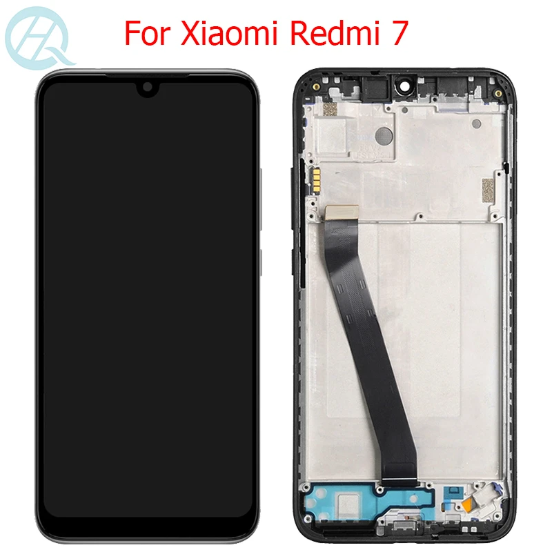 Оригинальный Redmi 7 ЖК дисплей для Xiaomi с рамкой сенсорный экран 10 дигитайзер панель