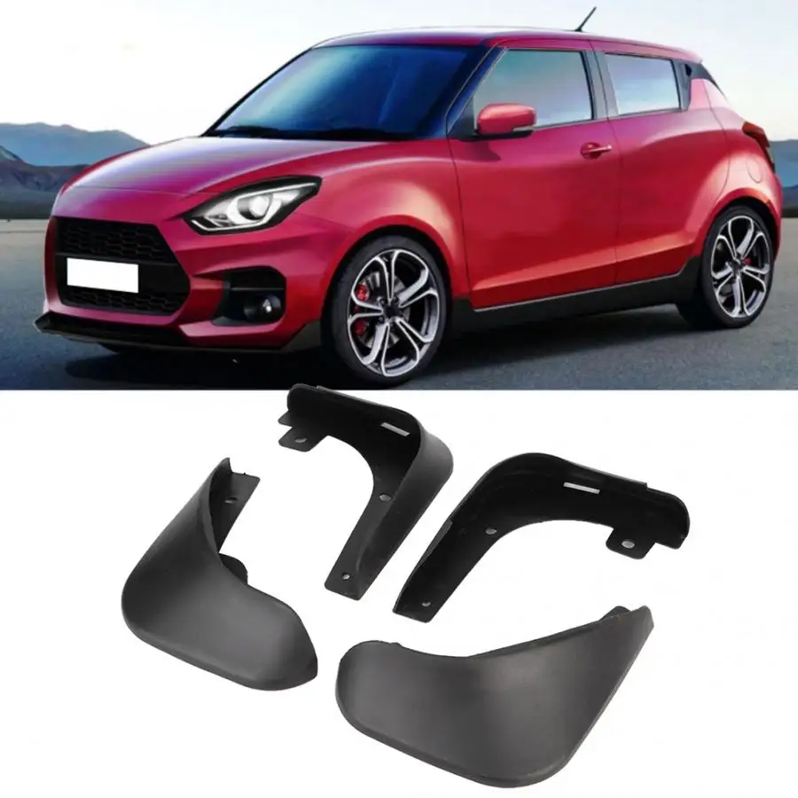 Car Mud Flaps Auto Mudflaps Mudguards Protector Kit Replacement Fit for Suzuki Swift 2011 2012 2013