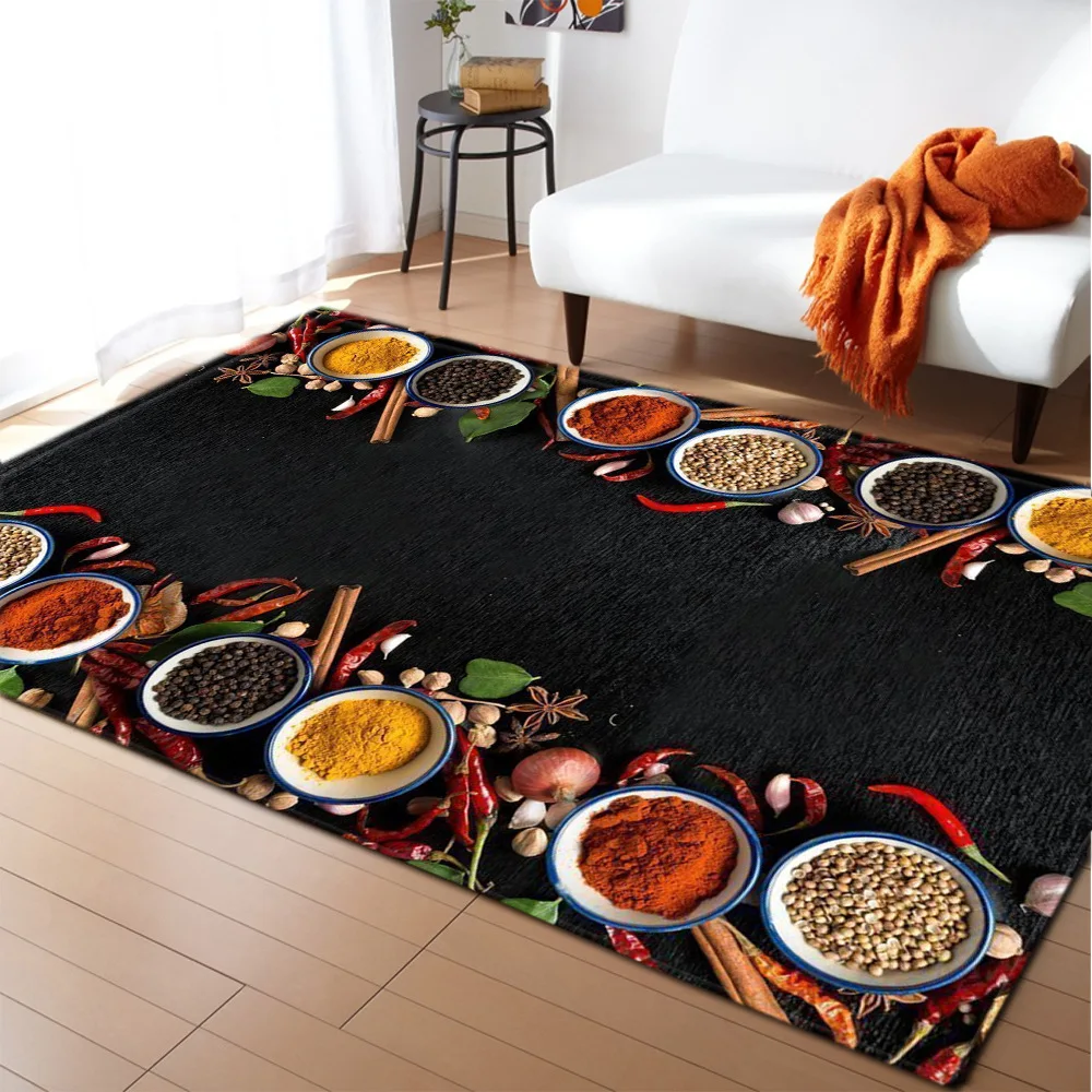 

Bedroom Area Rugs Floor Mat Anti Slip Carpet Entrance Doormats Hallway Kitchen Rugs for Living Room Custom Food Table Pad 150cm