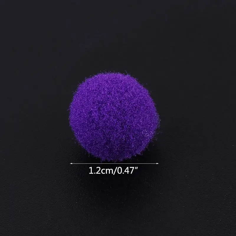 

1000Pcs 12mm Mini Fluffy Soft Pom Poms Pompoms Ball Handmade Kids Toys DIY Sewing Craft Supplies Mixed Color 203E