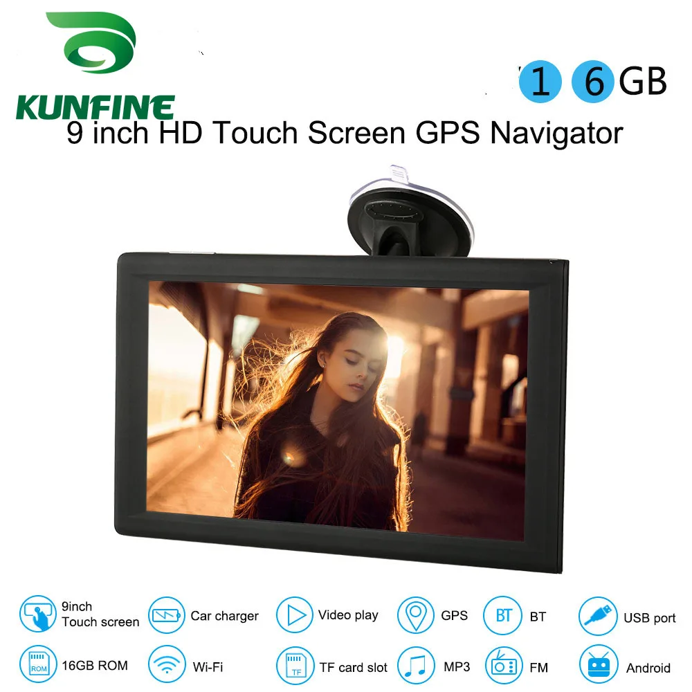 9 дюймов сенсорный экран Android Автомобильный GPS навигатор 16 Гб DDR512M DVR