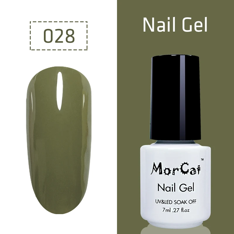 УФ гель для ногтей MorCat Полупостоянный Гель лак удаляемый из обнаженных