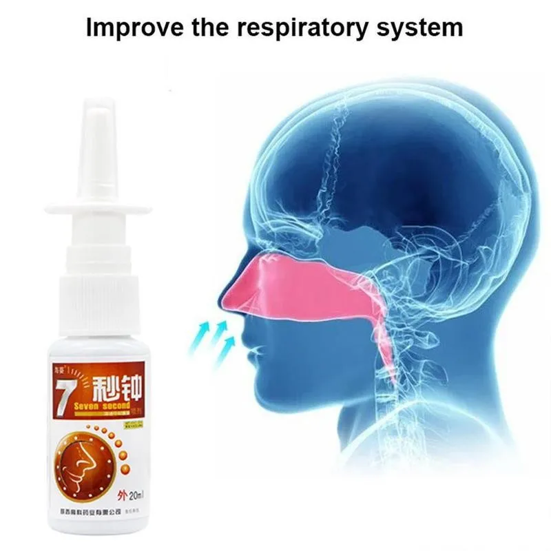 Спрей для носа 7s 20 мл аппарат лечения ринита и синусита традиционный китайский