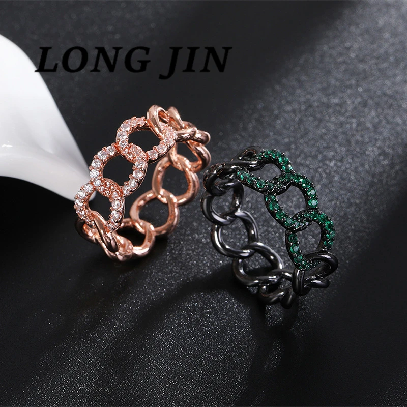 Новинка Простой золотистый маленький простой зелёный циркон женские роскошные