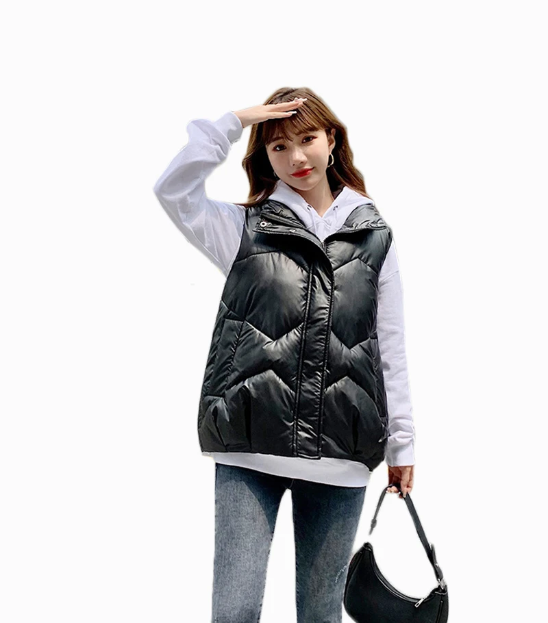 

Женский короткий жилет, новинка осень-зима 2021, женская верхняя одежда, свободная куртка в Корейском стиле, Y532