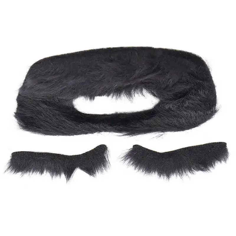 Мужской уход за бородой красивый костюм искусственная Борода Самоклеящиеся