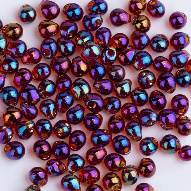 DP256 Тайдиан 3,4 мм Япония Miyuki капли Seedbeads одежда для рождественской вечеринки аксессуары - Цвет: DP256