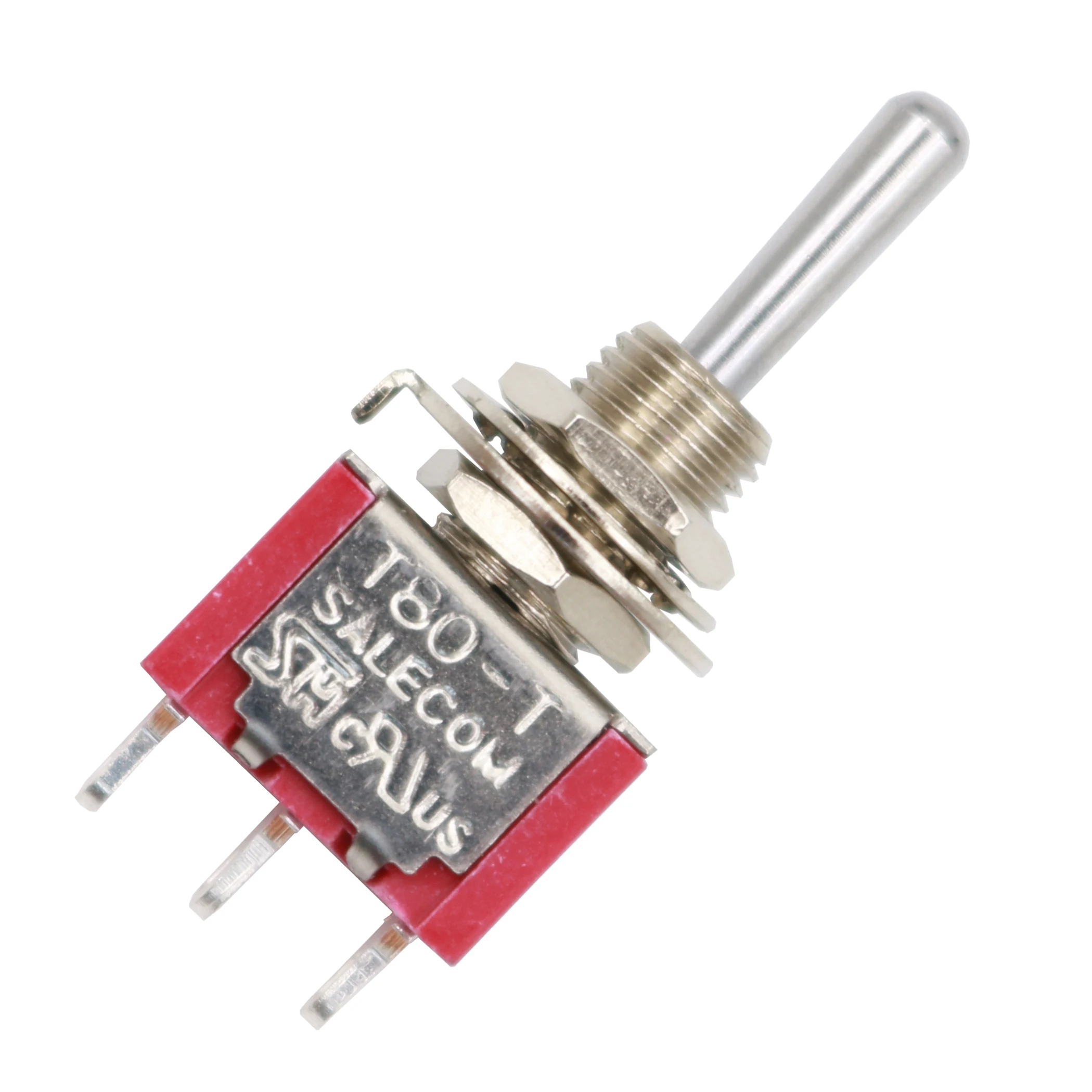 5 шт. SH T8014B SPDT ВКЛ-ВЫКЛ-мама односторонний мгновенный 3Pin односторонний сброс Мини тумблер