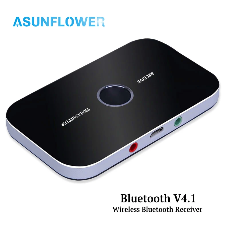 2-в-1 A2DP Беспроводной Bluetooth передатчик и приемник для ПК компьютера ноутбука, настольного компьютера, мобильного телефона ТВ стерео аудио Музыка адаптер